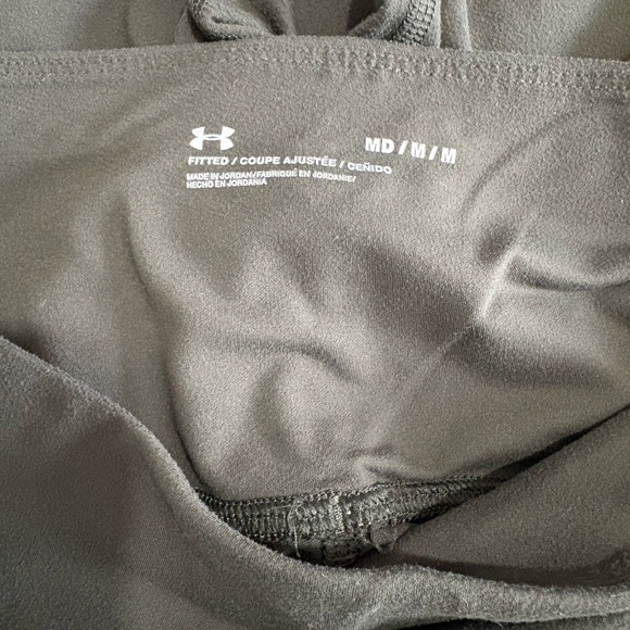 Under armour dark green fitted leggings size medium 26” inseam - Picture 8 of 12